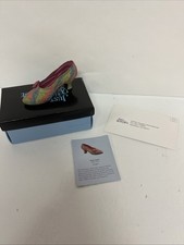 Raine Willitts Rose Court High Heel Shoe Figurine 1998 | Item 25009 | With Box picture