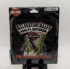 Harley Davidson Fort Lauderdale Florida Patch Emblem Alligator Alley Motorcycles picture