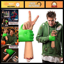 Realistic Severed Hand Prop - Halloween Rubber Fake Hand, Creepy Body Part Decor picture