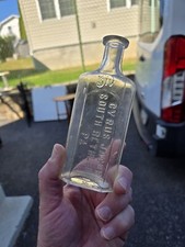 Vintage Antique Old 1890s Cyrus Jacoby Advertising Medicine Bottle Bethlehem PA picture