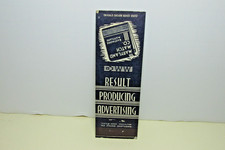 Maryland Match Co Advertising Matchbook Cover Result Producing Advertising picture