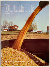 1963 Jan. STANDARD OIL COMPANY OF CALIFORNIA / CHEVRON vintage magazine BULLETIN picture