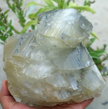 6.6lb New find Natural yellow Calcite Quartz Crystal cluster Mineral Specimen picture