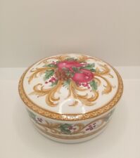 Mikasa Holiday Orchard Lidded Round Porcelain Trinket Box/Candy Dish picture