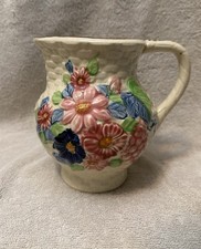 Vintage 6 1/2 inch Art Deco Handpainted Water Vase/Pitcher picture