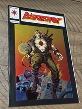 ✨ BLOODSHOT #1 Chromium Cover (1993) Valiant Comics * VG picture