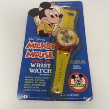 Vintage Walt Disney MICKEY MOUSE Wind Up Wrist Watch -  Durham 1966 Rare Sealed picture