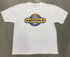 Vintage Y2K 2007 Corona Extra Beer White Promo Graphic Shirt  Size XL picture