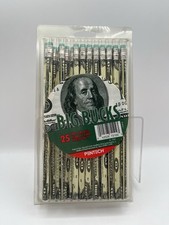 NOS Big Bucks Pentech No. 2 Pencils Ben Franklin Money Pencil picture