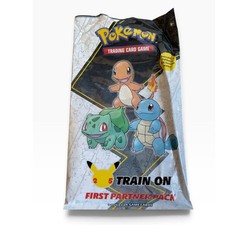 Pokemon TCG First Partner Pack Kanto 2 Booster Packs 3 Jumbo Cards Sealed 2021 picture