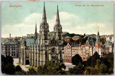 Stuttgart Germany DE, Partie bei der Marienkirche & Surrounding Citys, Postcard picture