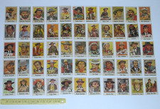 1966 Leaf Good Guys and Bad Guys Trading Cards LBI USA - LOT (55 PCS) picture