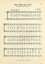 UNITED STATES NAVAL ACADEMY Songs c1927 
