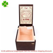 Aliados Toro Empty Wood Cigar Box 7