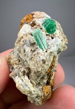 86 CT Emerald Crystals on matrix from Panjshir Afghanistan picture