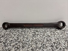 Vintage John Deere Double box end wrench 1- 1/4 inch sized 12 & 6 point Pre 1935 picture