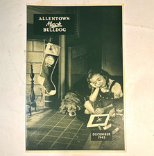 Antique 1943 Allentown Mack Bulldog Christmas advertisement  picture