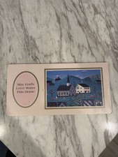 Vintage STAPCO Graphic Greetings God’s Love Folk Art Wall Plaque USA Sealed picture