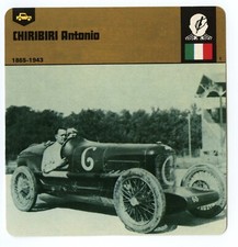 Antonio Chiribiri - Engineer Designer Inventor Auto Rally Edito Service SA Card picture