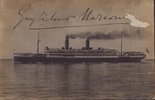 GUGLIELMO M. MARCONI - PICTURE POST CARD SIGNED picture