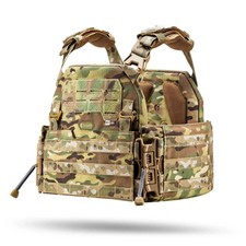 M8 Tactical Plate Carrier MOLLE Panel Multicam IRR Cordura Quick Release picture