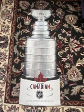 Rare Vintage Molson Canadian Stanley Cup Beer NHL Metal Tin Ice Hockey Sign 36