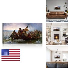 A&T ARTWORK Washington Crossing the Delaware 1851 by Emanuel Leutze Giclee picture