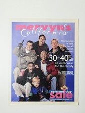 1997 Mervyn's California Veterans Day Outerwear Circular 12 Pages Vintage Levis picture