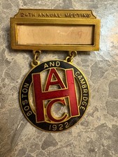 Vintage 1922 Boston & Cambridge Harvard Club 24th Annual Meeting Robbins Co. picture