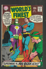 1968 DC Worlds Finest #178- Superman, The Has Been Hero-12 Cents-Fine-Very Fine picture