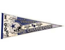 1993 Dallas Cowboys Super Bowl XXXVIII Back-to-Back World Champions Pennant  NOS picture