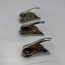 Lot of 3 Vintage OFFICIAL POCKET SEAL Notary Champ Excelsior picture