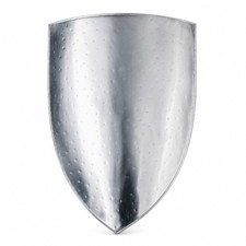 Handmade 16 Gauge Steel Medieval Heater Shield Reenactment Display Knight Shield picture