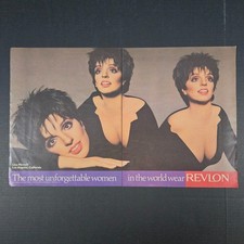 1987 Revlon Cosmetics Makeup Liza Minnelli Vintage Print Ad Custom Eyes Beauty picture