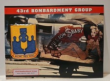 WWII Emblems Of Air War Patch 43rd Bombardment Group 