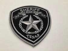 Black Backing Sheriff Texas Peace Officer State TX picture