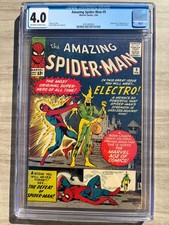 Amazing Spider-Man 9 1964 Marvel Comics CGC VG 4.0 Origin & 1st App Electro picture