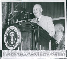 1955 Washington President Eisenhower Republican Womens Conference Photo 7x9 picture
