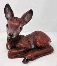 Zeho West Germany Plastic Statue Dawn Fawn Deer Decoration T1861 Vintage picture