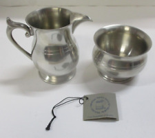 American Pewter Guild Sugar and Creamer picture