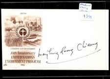 Mailing Soong Chang Madame Chiang Signed 1st Day AUTO   Over 1000 Covers 4 sale picture