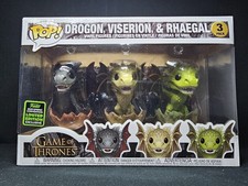 Funko Pop Vinyl: Game of Thrones - Drogon, Viserion, & Rhaegal- 3 Pack - Barnes picture