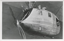 Vintage Graf Zeppelin LZ127 Airship Photo Postcard Engine Gondola Propeller picture