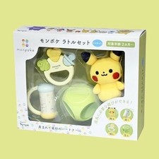 Pokemon Center monpoke Rattle Set Pikachu Gift Educational toy Japan New picture