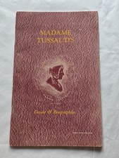 Madame Tussaud's Exhibition Guidebook & Biographies 1955 UK Souvenir picture