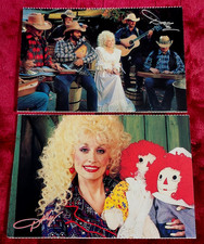 VTG TWO, DOLLY PARTON POSTCARD'S ~*WELCOME TO DOLLYWOOD* POSTCARD'S (EX) COND picture