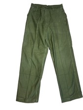 Vintage U.S. Army Pants OG-107 Type 1 Vietnam War Fatigue Size 32x31 60s 1966 picture