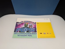 1992 Pepsi Universal Studios Promo Table Advertisement 
