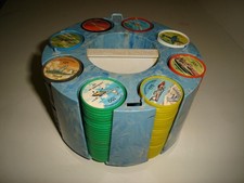 1960s 1962 Complete Set of 200 Diff JELLO & HOSTESS Airplane Coins w/ Carrier picture