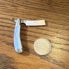 Vintage mini eagle parker razor Japan pearl Rare HTF picture
